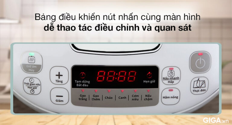 Nồi cơm điện tử Tefal 1.8 lít RK752168 chính hãng